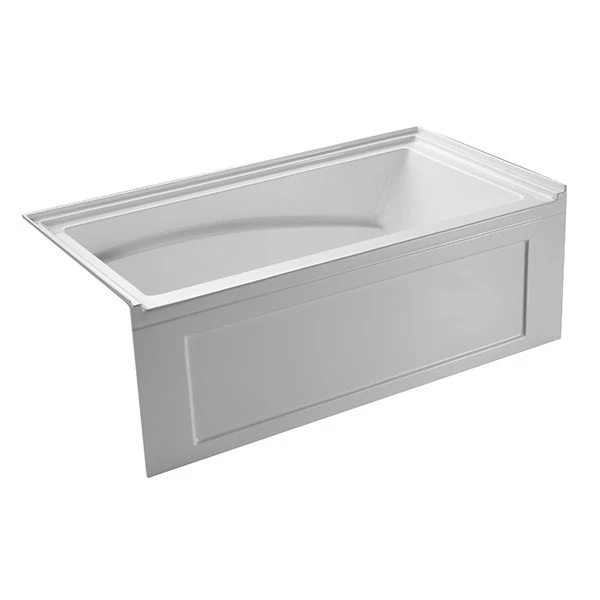 White Apron Skirt Bath Tub